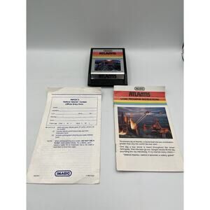 Atari 2600 Atlantis from Imagic with Manual